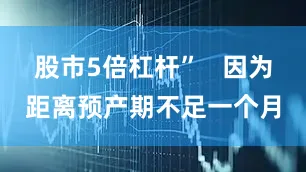 股市5倍杠杆”   因为距离预产期不足一个月
