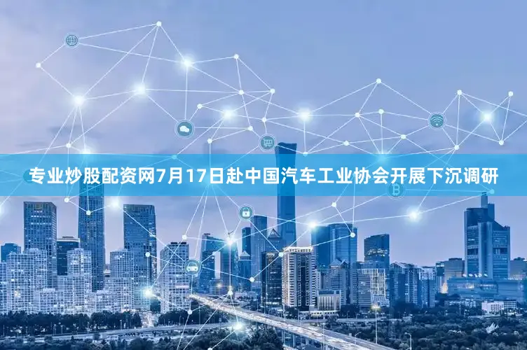 专业炒股配资网7月17日赴中国汽车工业协会开展下沉调研